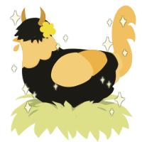 PING, a sable and honey chicken with a head pattern