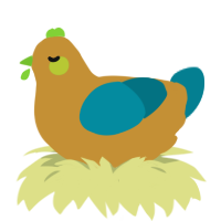 绿草, a gold and sea chicken