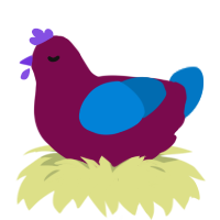 A wine and sapphire chicken