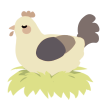 A olive and orange chicken