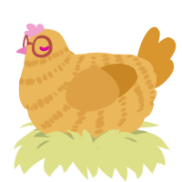 Tangerine, a honey and orange chicken with a bar pattern