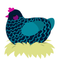 Sea Coal, a tumblr and sea chicken with a lace pattern