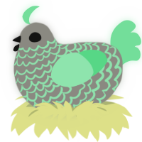 Flouride, a ash and spring chicken with a lace pattern