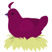 Majesty, a wine chicken with a lace pattern