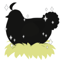 A black chicken