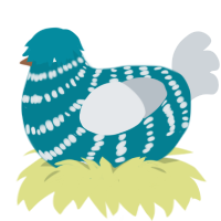 Baja blast, a sea and mist chicken with a bar pattern