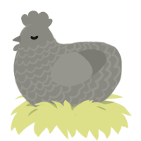 Tiny Cities Made of, a ash chicken with a lace pattern