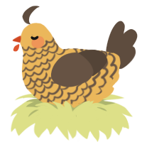 McSpicy, a honey and bark chicken with a lace pattern