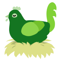 Tiger Beetle, a leaf and grass chicken