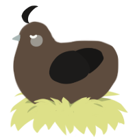 coprolite, a bark and sable chicken