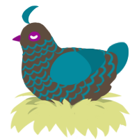 (unnamed), a bark and sea chicken with a lace pattern