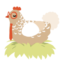 Pan piñita, a beige and cream chicken with a half-lace pattern