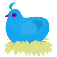 岩鳶, a sky chicken with a half-lace pattern