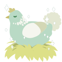 A spring and lemon chicken with a neck-speckle pattern