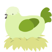 green apple, a apple and chartreuse chicken
