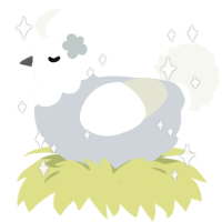 The Damsel, a mist and white chicken with a head pattern