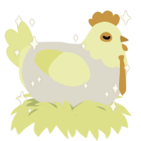 Aurum, a mist and lemon chicken with a head pattern