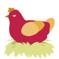 A crimson and honey chicken