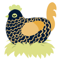 glow worm, a tumblr and honey chicken with a lace pattern