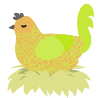 A honey and lime chicken with a double-lace pattern