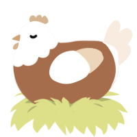 A brown and cream chicken with a head pattern