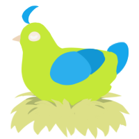 fresh grass, a lime and sky chicken