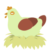 A apple and russet chicken