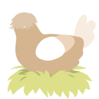 (unnamed), a beige and cream chicken