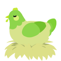 Liem, a lemon and grass chicken with a head pattern