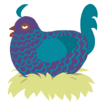 Demon Angel, a overcast and sea chicken with a lace pattern