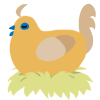 Sugar, a honey and beige chicken