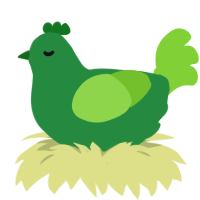 inchworm, a viridian and grass chicken