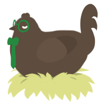 Turd the Third, a bark chicken
