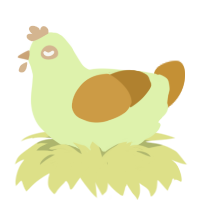 Dame Thundercock, a apple and gold chicken