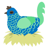 (unnamed), a sapphire and spring chicken with a lace pattern