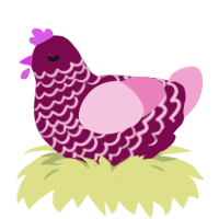 red velvet, a wine and pink chicken with a lace pattern