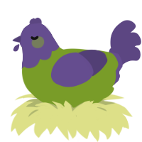 (unnamed), a chartreuse and overcast chicken with a head pattern