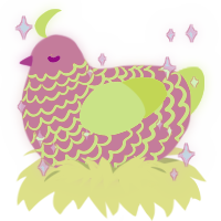 A rose and lemon chicken with a lace pattern