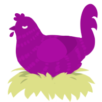 Little Jack Horner, a plum chicken with a bar pattern