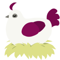 A white and wine chicken