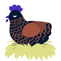 xpoci, a tumblr and russet chicken with a lace pattern
