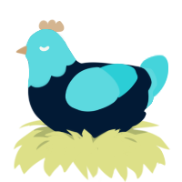 (unnamed), a tumblr and aqua chicken with a head pattern