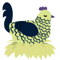 Ring, a lemon and tumblr chicken with a lace pattern