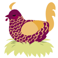 (unnamed), a wine and honey chicken with a lace pattern