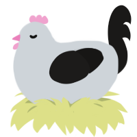 A mist and sable chicken