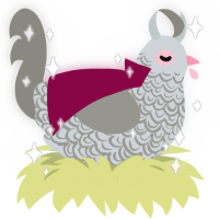 Churro, a mist and ash chicken with a double-lace pattern