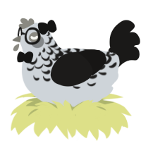 흑임자 아이스크림, a mist and sable chicken with a half-lace pattern