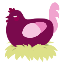 Mimosa, a wine and pink chicken