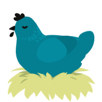 A sea chicken with a neck-speckle pattern