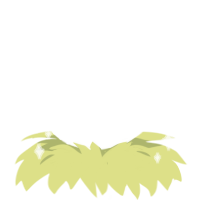 A white chicken with a lace pattern